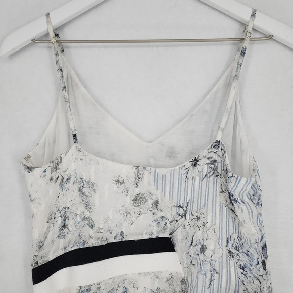 Chelsea and Walker Silk Asymmetrical Floral Midi Dress - Picture 6 of 11